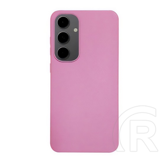 Gigapack Samsung Galaxy S24 FE (SM-S721) szilikon telefonvédő (matt) rózsaszín