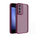 Gigapack Samsung Galaxy S24 FE (SM-S721) szilikon telefonvédő (ütésállóság, akril hátlap, kameravédő) lila