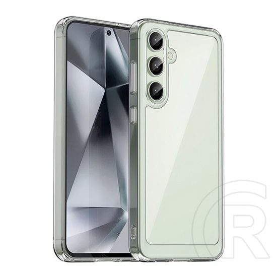 Gigapack Samsung Galaxy S24 FE (SM-S721) szilikon telefonvédő (ütésállóság, átlátszó hátlap) átlátszó