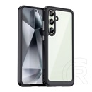 Gigapack Samsung Galaxy S24 FE (SM-S721) szilikon telefonvédő (ütésállóság, átlátszó hátlap) fekete