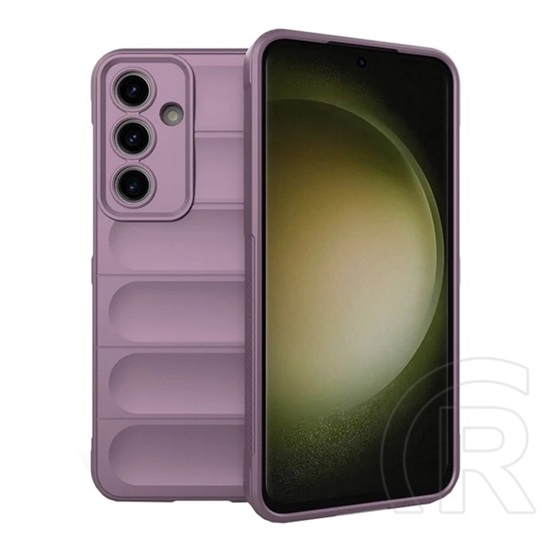 Gigapack Samsung Galaxy S24 FE (SM-S721) szilikon telefonvédő (ütésállóság, kameravédő, 3d) lila