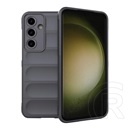 Gigapack Samsung Galaxy S24 FE (SM-S721) szilikon telefonvédő (ütésállóság, kameravédő, 3d) sötétszürke