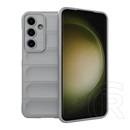 Gigapack Samsung Galaxy S24 FE (SM-S721) szilikon telefonvédő (ütésállóság, kameravédő, 3d) világosszürke