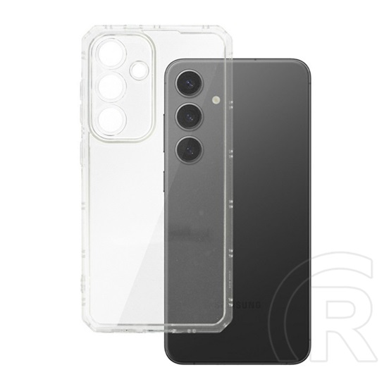 Gigapack Samsung Galaxy S24 FE (SM-S721) szilikon telefonvédő (ütésállóság, légpárnás keret) átlátszó