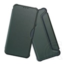 Gigapack Samsung Galaxy S24 FE (SM-S721)tok (flip, ütésálló, légpárnás sarok, kameravédő, karbon minta) sötétzöld