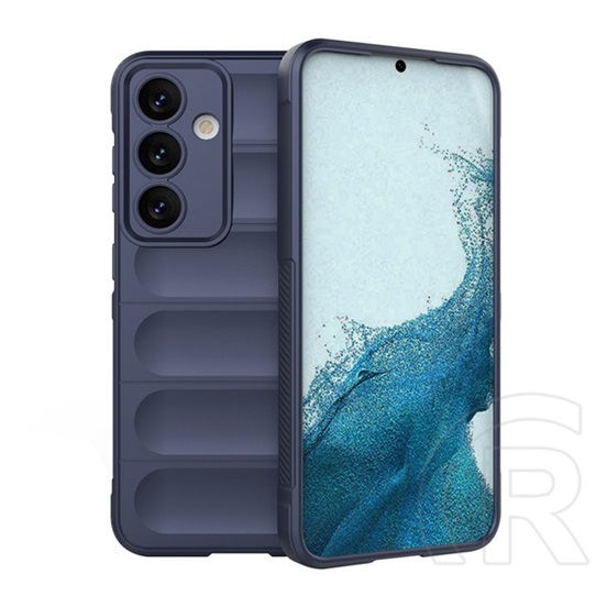 Gigapack Samsung Galaxy S24 Plus (SM-S926) szilikon telefonvédő (ütésállóság, kameravédő, 3d) sötétkék