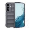 Gigapack Samsung Galaxy S24 (SM-S921) szilikon telefonvédő (ütésállóság, kameravédő, 3d) sötétszürke