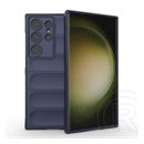 Gigapack Samsung Galaxy S24 Ultra (SM-S928) szilikon telefonvédő (ütésállóság, kameravédő, 3d) sötétkék