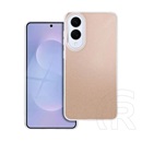 Gigapack Samsung Galaxy S25 Edge (SM-S937) szilikon telefonvédő (műanyag belső, csillogó hátlap) arany