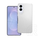 Gigapack Samsung Galaxy S25 Edge (SM-S937) szilikon telefonvédő (műanyag belső, csillogó hátlap) ezüst