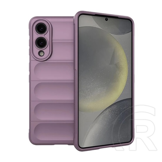 Gigapack Samsung Galaxy S25 Edge (SM-S937) szilikon telefonvédő (ütésállóság, kameravédő, 3d) lila