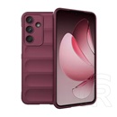 Gigapack Samsung Galaxy S25 FE (SM-S731) szilikon telefonvédő (ütésállóság, kameravédő, 3d) bordó