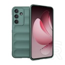 Gigapack Samsung Galaxy S25 FE (SM-S731) szilikon telefonvédő (ütésállóság, kameravédő, 3d) sötétzöld