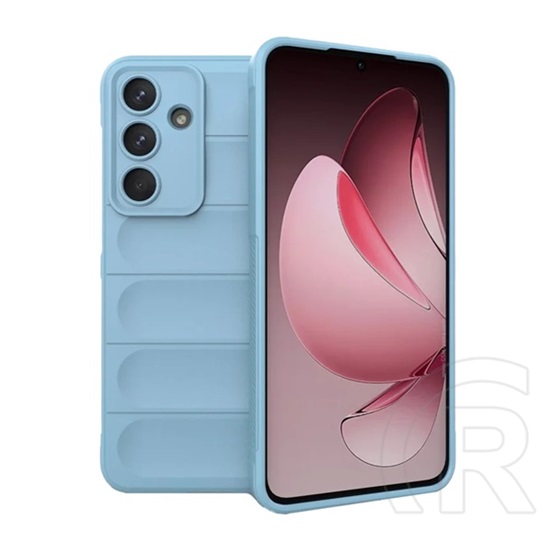 Gigapack Samsung Galaxy S25 FE (SM-S731) szilikon telefonvédő (ütésállóság, kameravédő, 3d) világoskék