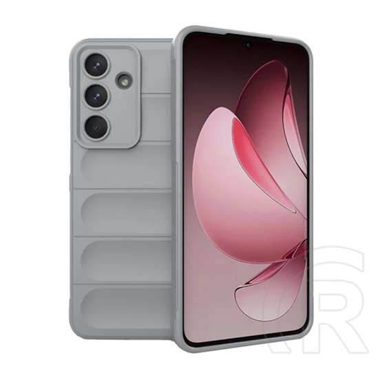Gigapack Samsung Galaxy S25 FE (SM-S731) szilikon telefonvédő (ütésállóság, kameravédő, 3d) világosszürke