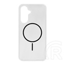 Gigapack Samsung Galaxy S25 FE (SM-S731) szilikon védő (ultravékony, műanyag hátlap, magsafe, légpárnás sarok) fekete