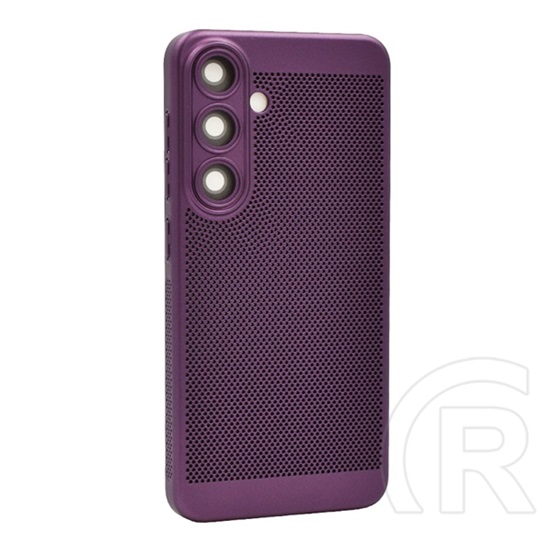 Gigapack Samsung Galaxy S25 Plus (SM-S936) műanyag telefonvédő (légáteresztő, lyukacsos, kameravédő) lila