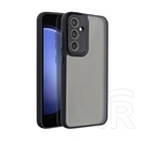 Gigapack Samsung Galaxy S25 Plus (SM-S936) szilikon telefonvédő (ütésállóság, akril hátlap, kameravédő) fekete
