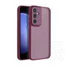 Gigapack Samsung Galaxy S25 Plus (SM-S936) szilikon telefonvédő (ütésállóság, akril hátlap, kameravédő) lila