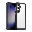Gigapack Samsung Galaxy S25 Plus (SM-S936) szilikon telefonvédő (ütésállóság, átlátszó hátlap) fekete