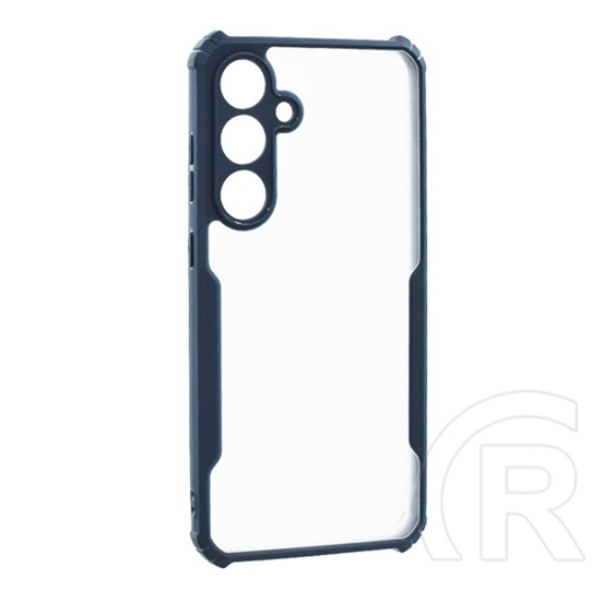 Gigapack Samsung Galaxy S25 Plus (SM-S936) szilikon védő (ütésálló, légpárnás sarok, akril hátlap, kameravédő) sötétkék