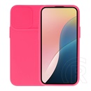 Gigapack Samsung Galaxy S25 (SM-S931) szilikon telefonvédő (matt, mikrofiber plüss belső, kameravédő) magenta