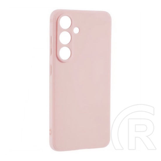 Gigapack Samsung Galaxy S25 (SM-S931) szilikon telefonvédő (matt) rózsaszín