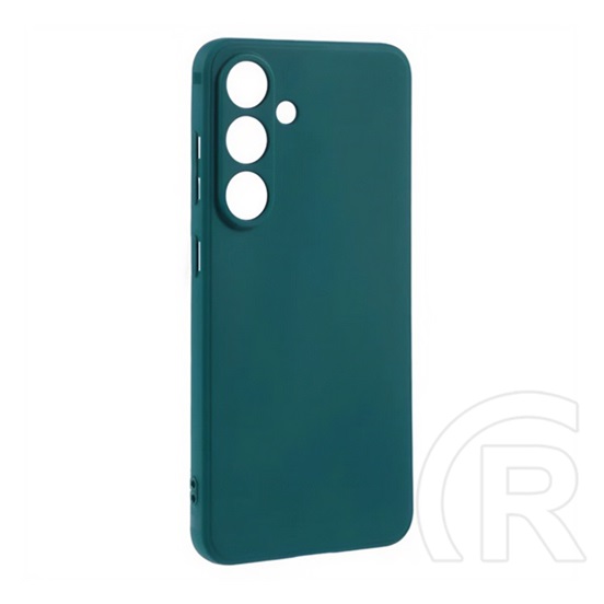 Gigapack Samsung Galaxy S25 (SM-S931) szilikon telefonvédő (matt) sötétzöld
