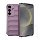 Gigapack Samsung Galaxy S25 (SM-S931) szilikon telefonvédő (ütésállóság, kameravédő, 3d) lila