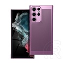 Gigapack Samsung Galaxy S25 Ultra (SM-S938) műanyag telefonvédő (légáteresztő, lyukacsos, kameravédő) lila