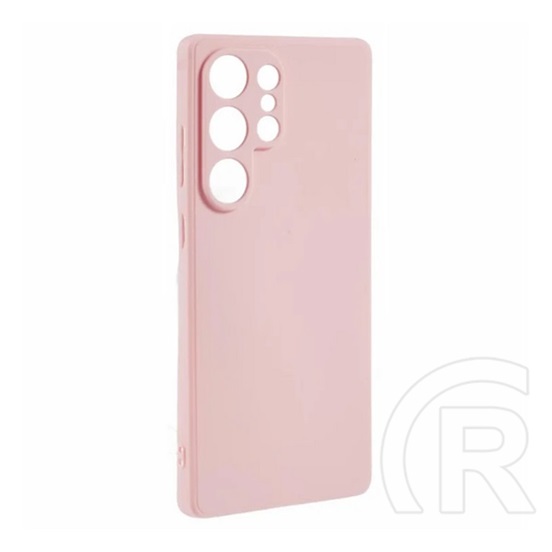 Gigapack Samsung Galaxy S25 Ultra (SM-S938) szilikon telefonvédő (matt) rózsaszín