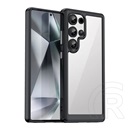 Gigapack Samsung Galaxy S25 Ultra (SM-S938) szilikon telefonvédő (ütésállóság, átlátszó hátlap) fekete