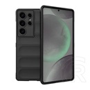 Gigapack Samsung Galaxy S25 Ultra (SM-S938) szilikon telefonvédő (ütésállóság, kameravédő, 3d) fekete