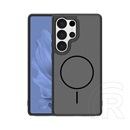 Gigapack Samsung Galaxy S25 Ultra (SM-S938) szilikon védő ( ütésállóság, légpárnás sarok, kameravédő, magsafe) fekete