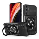 Gigapack Samsung Galaxy S26 Plus (SM-S947) defender szilikon telefonvédő (ütésállóság, tartógyűrű, mágneses) fekete