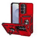 Gigapack Samsung Galaxy S26 Plus (SM-S947) defender szilikon védő (ütésálló, tartógyűrű, kameravédő) piros