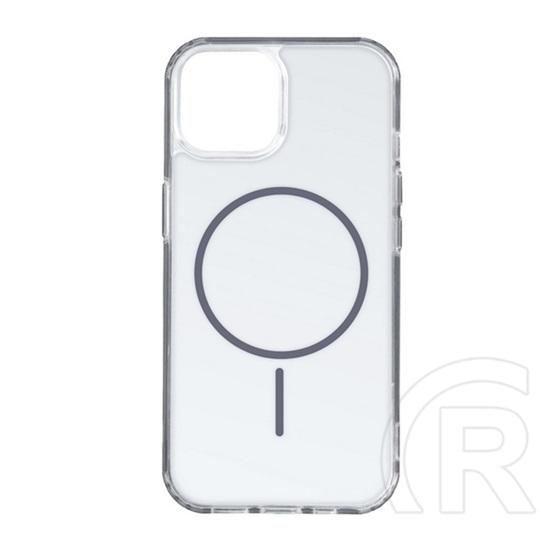 Gigapack Samsung Galaxy S26 Plus (SM-S947) szilikon védő (ultravékony, műanyag hátlap, magsafe, légpárnás) sötétszürke