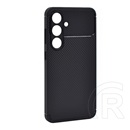 Gigapack Samsung Galaxy S26 Plus (SM-S947) szilikon védő (ütésálló, légpárnás, karbon minta) fekete
