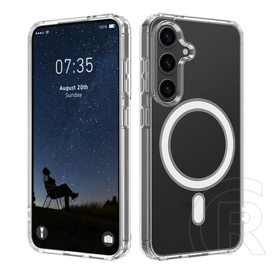 Gigapack Samsung Galaxy S26 Plus (SM-S947) szilikon védő (ütésálló, légpárnás, magsafe) átlátszó