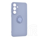 Gigapack Samsung Galaxy S26 Plus szilikon védő (tartógyűrű, mikrofiber plüss belső, mágneses, kameravédő) lila