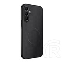 Gigapack Samsung Galaxy S26 (SM-S942) szilikon telefonvédő (műanyag hátlap, karbon minta, mágneses) fekete