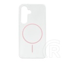 Gigapack Samsung Galaxy S26 (SM-S942) szilikon védő (ultravékony, műanyag hátlap, magsafe, légpárnás) rózsaszín