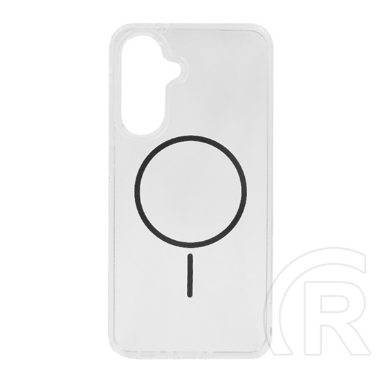 Gigapack Samsung Galaxy S26 (SM-S942) szilikon védő (ultravékony, műanyag hátlap, magsafe, légpárnás) sötétszürke