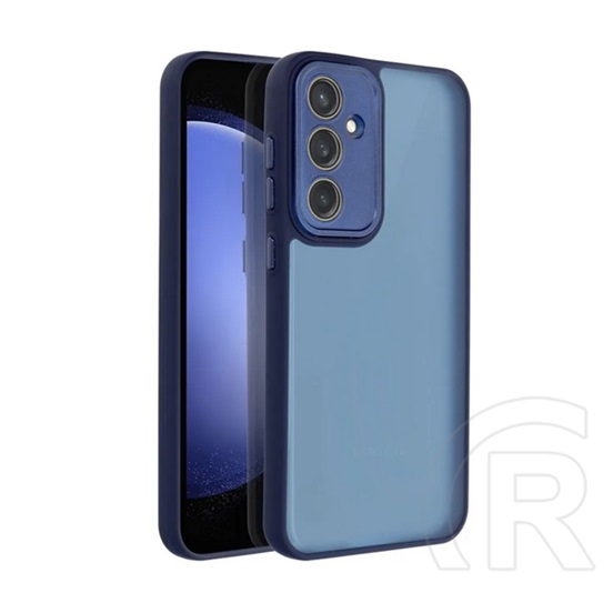 Gigapack Samsung Galaxy S26 (SM-S942) szilikon védő (ütésálló, akril hátlap, kameravédő) sötétkék