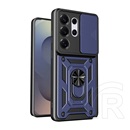 Gigapack Samsung Galaxy S26 Ultra (SM-S948) defender szilikon védő (ütésálló, tartógyűrű, kameravédő) sötétkék