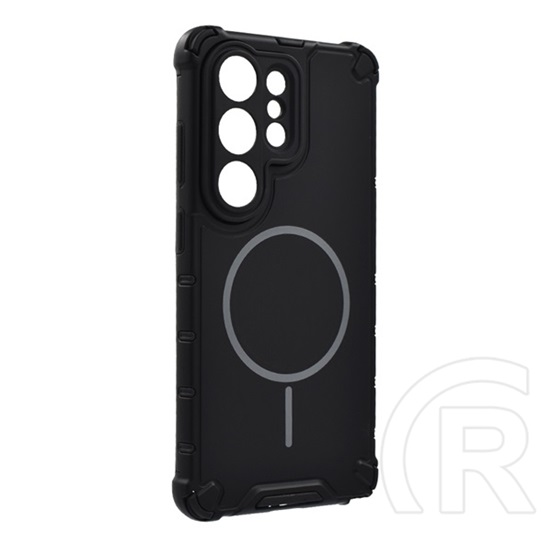 Gigapack Samsung Galaxy S26 Ultra (SM-S948) defender (ütésállóság, légpárnás sarok, matt,  belső, magsafe) fekete