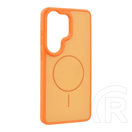 Gigapack Samsung Galaxy S26 Ultra (SM-S948) szilikon ( ütésállóság, légpárnás sarok, kameravédő, magsafe) narancssárga