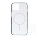 Gigapack Samsung Galaxy S26 Ultra (SM-S948) szilikon védő (ultravékony, műanyag hátlap, magsafe, légpárnás) rózsaszín