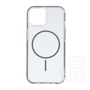 Gigapack Samsung Galaxy S26 Ultra (SM-S948) szilikon védő (ultravékony, műanyag hátlap, magsafe, légpárnás) sötétszürke