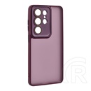 Gigapack Samsung Galaxy S26 Ultra (SM-S948) szilikon védő (ütésálló, akril hátlap, kameravédő) lila